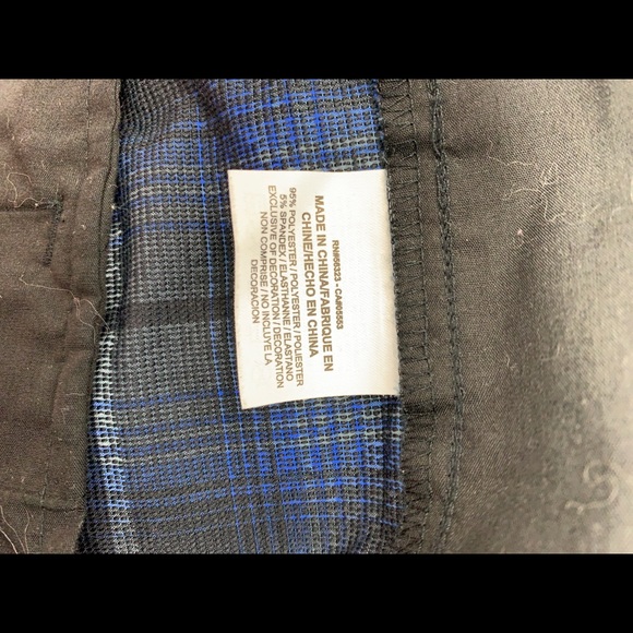 Nike Golf DRI FIT Mens  Elegant Blue Plaid Shorts Size 40 - Picture 12 of 14